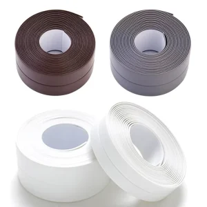 Waterproof Self-Adhesive PVC Caulk and Sealing Repair Tape for Bathtubs, Bathrooms, Showers, Toilets, and Kitchens