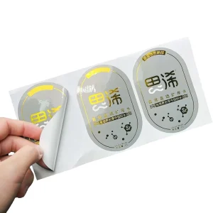 Waterproof Self-Adhesive Vinyl Labels with Hot Stamping, UV, Matte or Glossy Finish
