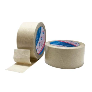Waterproof Single Sided Acrylic Adhesive Kraft Paper Tape with Water Activated & Hot Melt for Carton Sealing