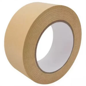 Waterproof Single-Sided Rubber-Adhesive Kraft Paper Tape for Carton Sealing and Packaging