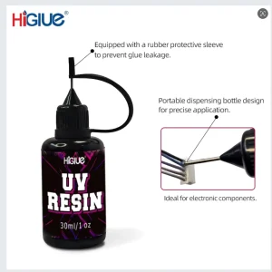 Waterproof UV Glue for Electronics Repair PCB Wire Tackling and Chip Bonding 30 ml Bottle