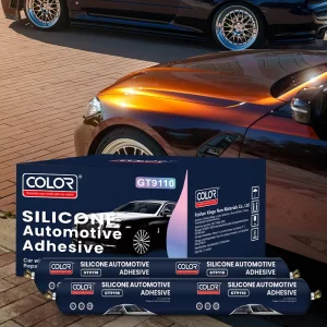Weatherproof 590ml Silicone Automotive Adhesive GT9110 for Sealing and Woodworking