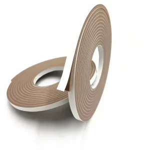 Weatherproof Closed-Cell PVC Foam Tape, Single-Sided Acrylic Adhesive Sealing Strip for Window and Door Air Insulation