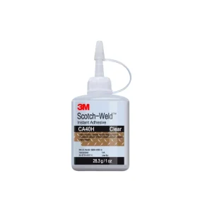 Weld CA40H Instant Adhesive, Transparent, High Viscosity, Fast Curing, Made in the USA