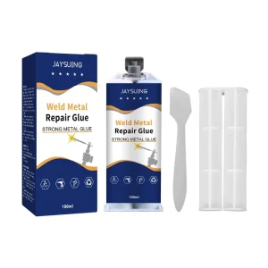 Welding Glue Metal Repair Paste Industrial AB Caster Adhesive Agent Heat Resistant Sealant Cold Weld Strong Defect Repair Glue