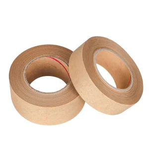 Wet Kraft Paper Tape Water Soluble Tamper Evident Sealing Carton Printing Easy Tear High Adhesive Water Activated Single Sided