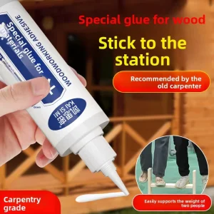 White Latex Wood Glue for Door Frames, Flooring, Chairs, Tables, and Boards