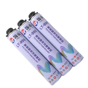 White PU Polyurethane Foam Roof Insulation Spray Adhesive for Construction and Packing