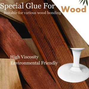 White PVAc-Based Wood Glue Emulsion Adhesive for Joinery