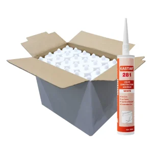 White Paintable Silicone Acrylic Sealant Adhesive 281