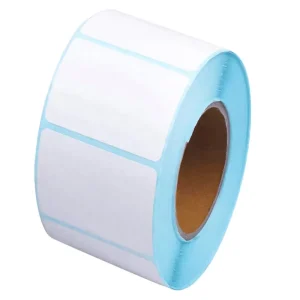 White Self Adhesive Label Sticker Blank Rectangle Address Thermal Label Roll Sticky Write on Note Mark for Office Kitchen