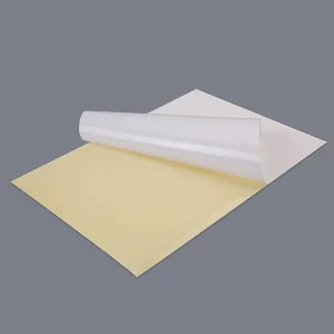White Transparent Self Adhesive PVC Film PVC Self Adhesive Label in Sheets or Rolls
