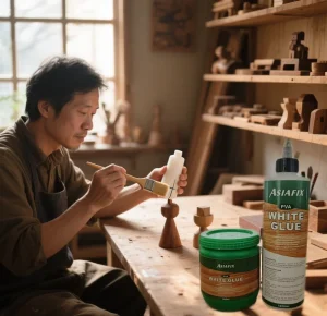 White Water-Based Furniture Glue for Wood Veneering