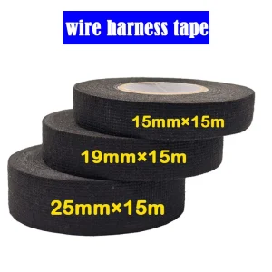 Wire Harness Tape for Automotive and Electrical Use Heat Resistant PVC Fabric Cable Wrapping and Bundling