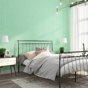 Woven PE Grasscloth Textured Peel and Stick Removable Waterproof Self-Adhesive Wallpaper