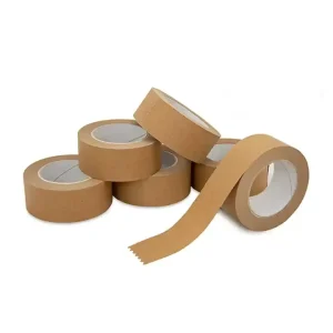 Writable Custom Kraft Paper Tape Water Activated Acrylic Adhesive Waterproof for Carton Sealing