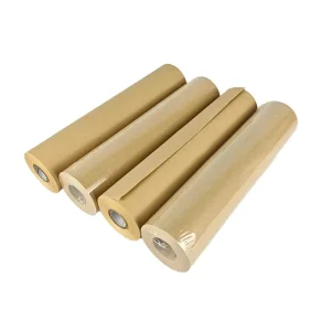 Writable Die Cut Adhesive Sticker Self Adhesive Kraft Paper Carton Sealing Tape for Packaging