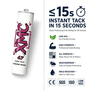 XMC47 High-Adhesion Sealant Heavy-Duty MS Polymer Adhesive Low-VOC for Construction