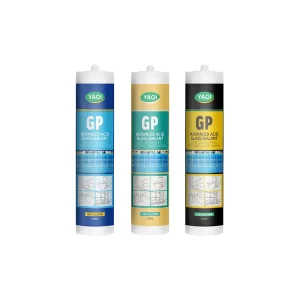 Yaqi 100% Silicone Sealant Adhesive for Construction Woodworking & Transportation Use CE Certified