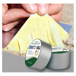 Yellow Aluminum Foil Butyl Waterproof Tape Highly Waterproof Adhesive Sealant Tape