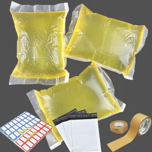 Yellow Transparent Hot Melt Adhesive Glue for Express Courier Bag Sealing Industrial Factory