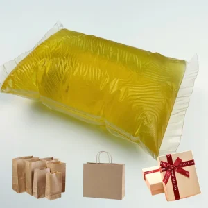 Yellow Transparent Hot Melt Adhesive for Kraft Paper Bag Bottom Sealing and Boxes with Fast Curing and Strong Initial Tack