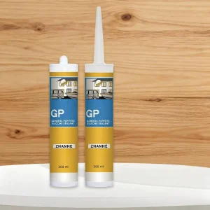 ZHANHE Brand One Component Silicone Rubber Sealant Adhesive for Windows Doors Woodworking Construction Transportation