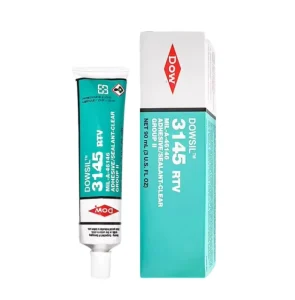 ZT1 DOWSIL 3145 RTV Clear Silicone Adhesive Sealant 90mL Moisture Cure MIL A 46146 Silicone Glue for Construction & Woodworking