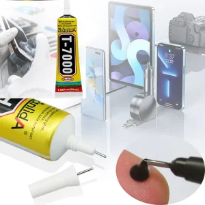 Zhanlida T7000 50ML Liquid Electronic Screen Repair Glue Black Sticky Computer Cell Phone Medium Viscosity T7000 Glue
