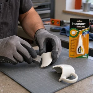 Fast-Drying Cyanoacrylate Adhesive for Wood, Plastic, Metal, Glass, Leather, and Ceramic