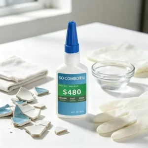 Sucaiyuan Factory Flexible Rubber-Toughened Ethyl Cyanoacrylate Adhesive for High-Strength Industrial Bonding of Metal and Plastic