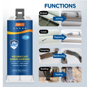 Heavy-Duty Two-Component Epoxy Waterproof Casting Adhesive for Woodworking and High-Temperature Applications