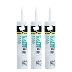 Waterproof Water-Based Acrylic Silicone Sealant, Acrylic Latex Caulking Sealant