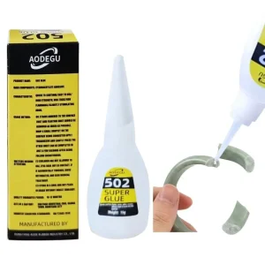 High-Strength Hydroxy Cyanoacrylate Adhesive for Sealing and Repair of Wood, Plastic, and Metal