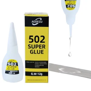 Ethyl Cyanoacrylate Adhesive for Sealing and Repairing Plastics and Metals