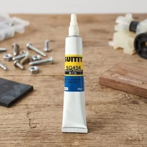 High-Viscosity Cyanoacrylate Adhesive for Metal, Plastic, Rubber, and Wood, Fast-Curing
