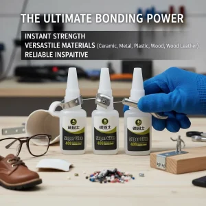 Factory Direct Cyanoacrylate Adhesive for Quick, Safe Application of Liquid Super Glue