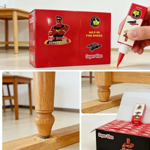 High-Quality Ethyl Cyanoacrylate Super Glue Sealant for Construction, Woodworking, Wood Carving, Models, and Inlay Products