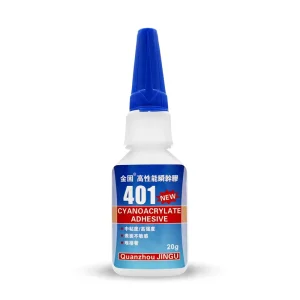 Cyanoacrylate Adhesive Super Glue, Liquid, Clear, for Plastic, Wood, Metal, and Silicone, Strong Bonding for Construction, Woodworking, and Packaging