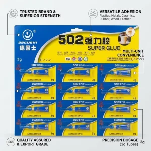 Customizable Cyanoacrylate Adhesive Super Glue for Various Bonding Applications