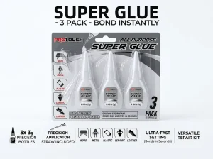 Custom Packaging Cyanoacrylate Adhesive for Bonding Various Materials Such as Wood and Metal