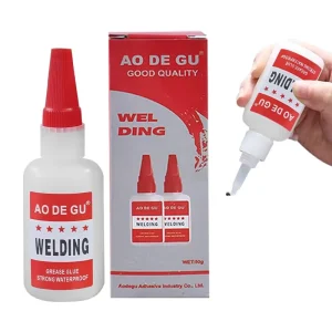 Customizable Welding Adhesive, Cyanoacrylate Ceramic and Plastic Packaging Adhesive, Strong Adhesive