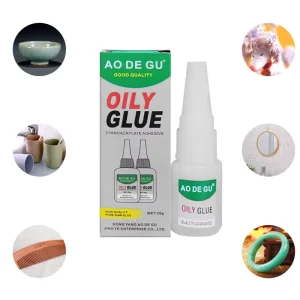 Super-Strong Ethyl Cyanoacrylate Adhesive for Metal and Woodworking & High-Sealing Plastic Adhesive for Packaging